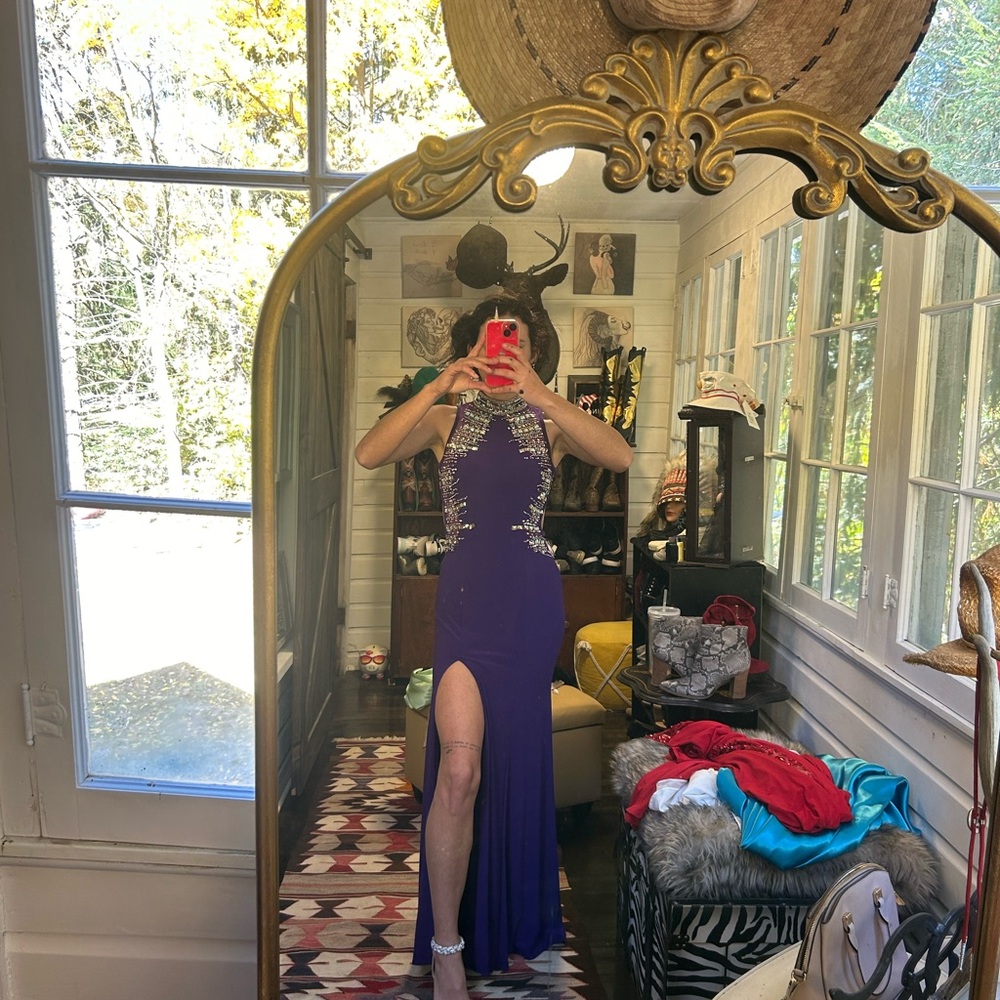 Jovani Purple Evening Dress